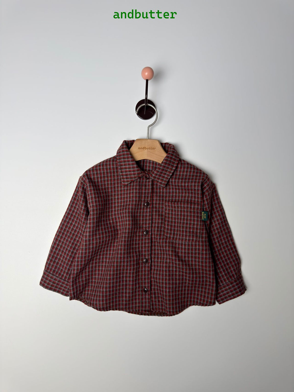 《予約》Toffee Check Shirt / ANDBUTTER