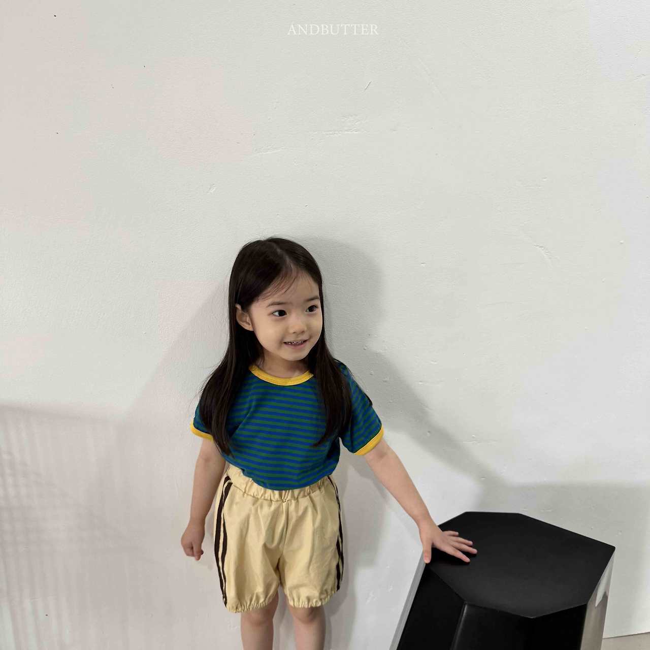 《予約》Daily Button Tee / andbutter