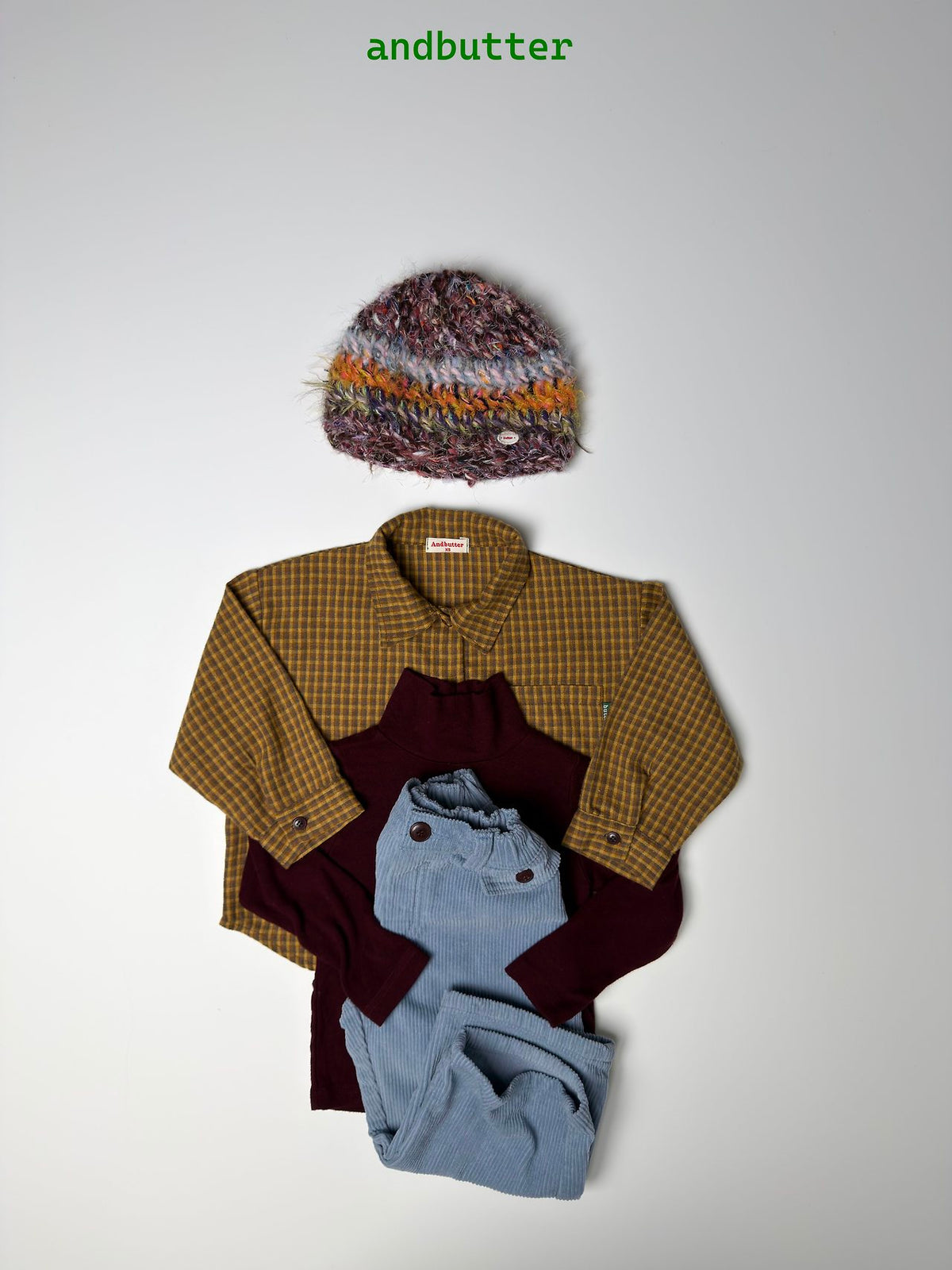 《予約》Toffee Check Shirt / ANDBUTTER