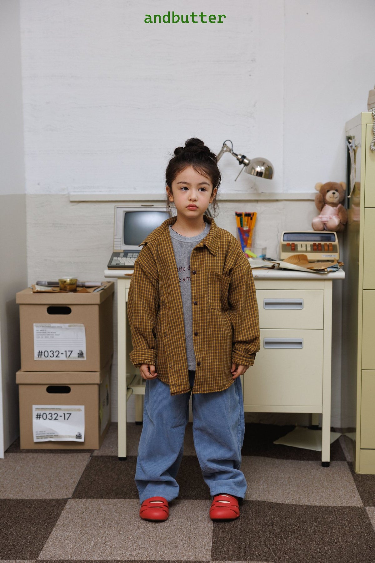 《予約》Toffee Check Shirt / ANDBUTTER