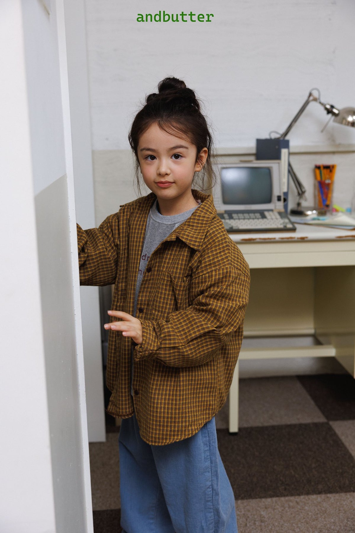 《予約》Toffee Check Shirt / ANDBUTTER