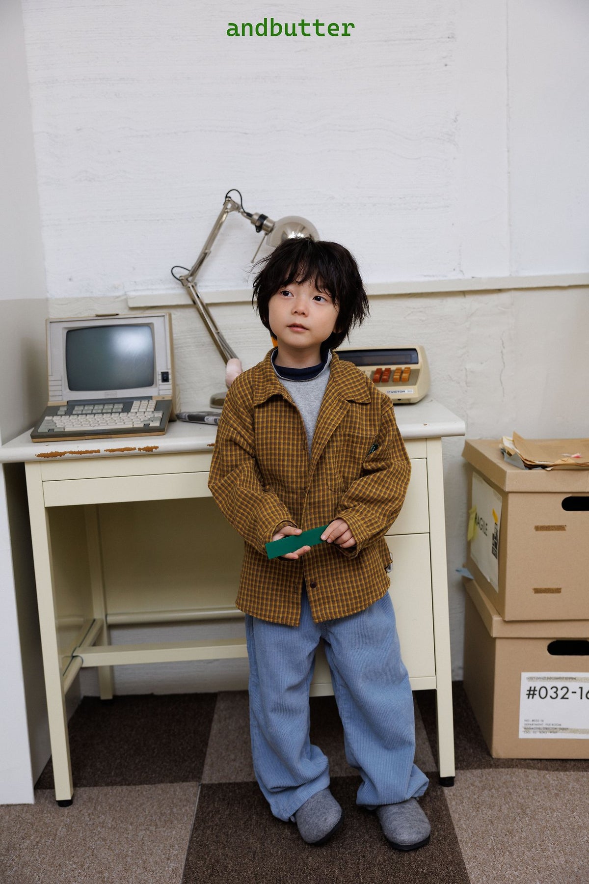 《予約》Toffee Check Shirt / ANDBUTTER