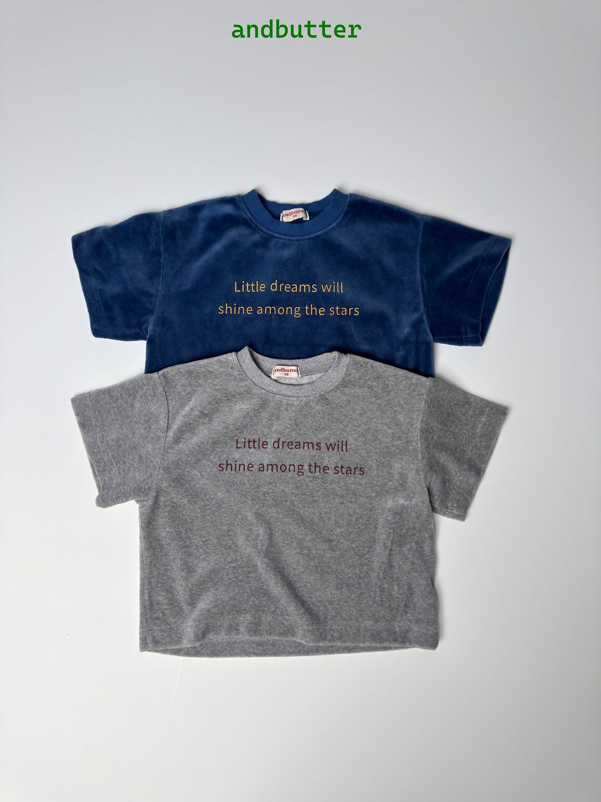 《予約》Dream Velour Tee / ANDBUTTER