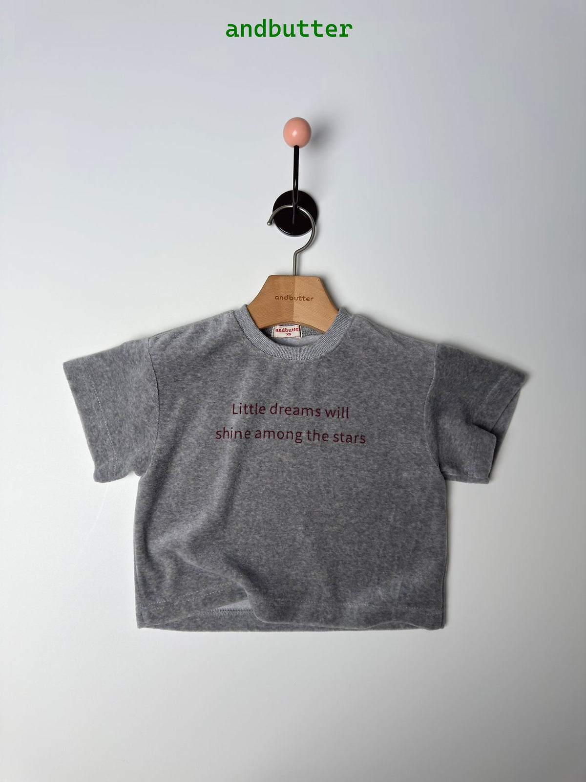 《予約》Dream Velour Tee / ANDBUTTER