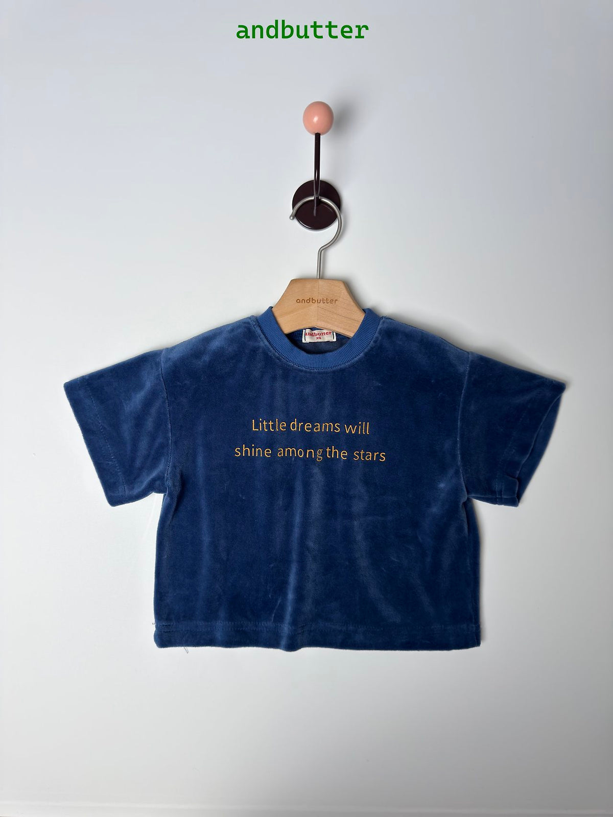 《予約》Dream Velour Tee / ANDBUTTER