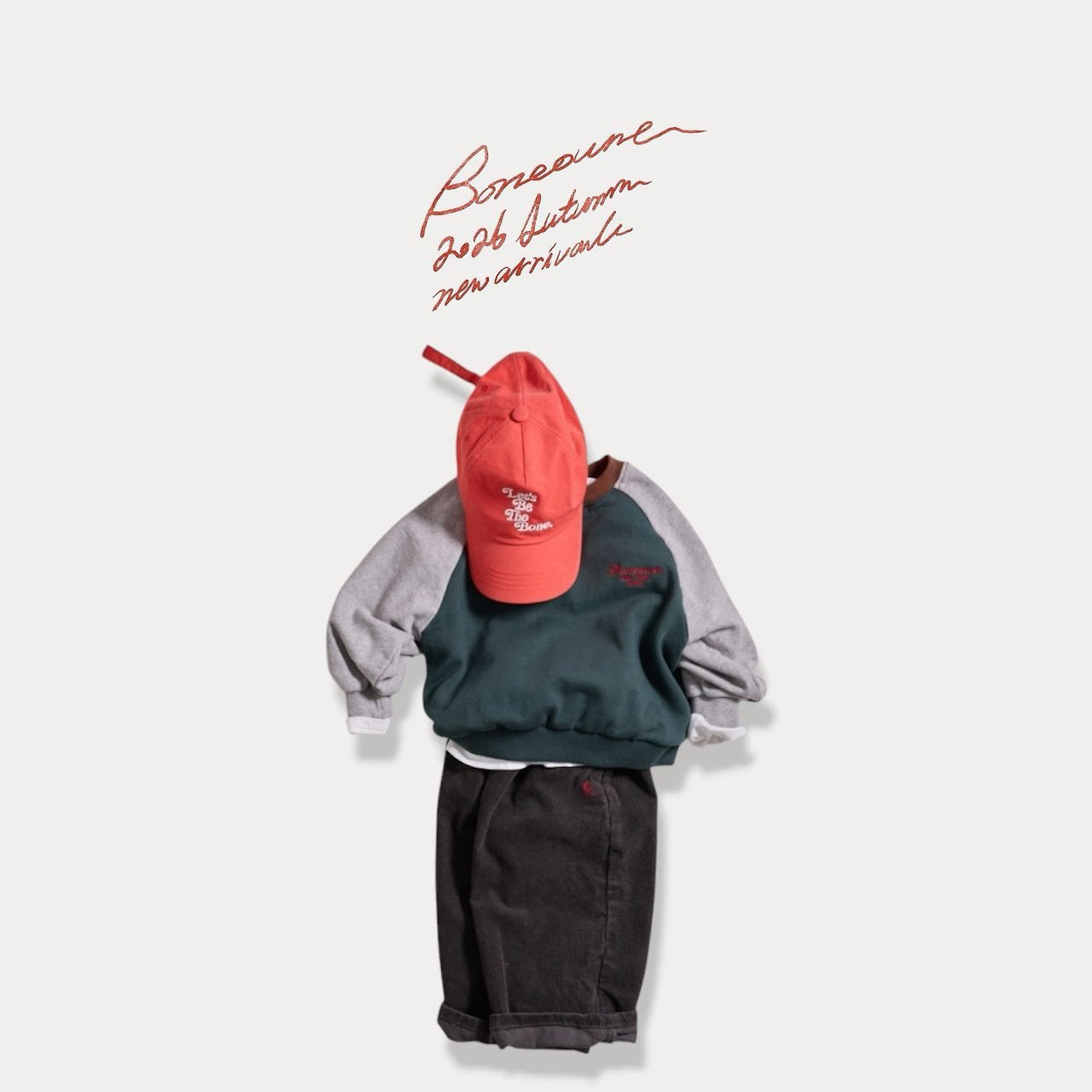 《予約》Crayon Raglan Man-to-Man / BONEOUNE