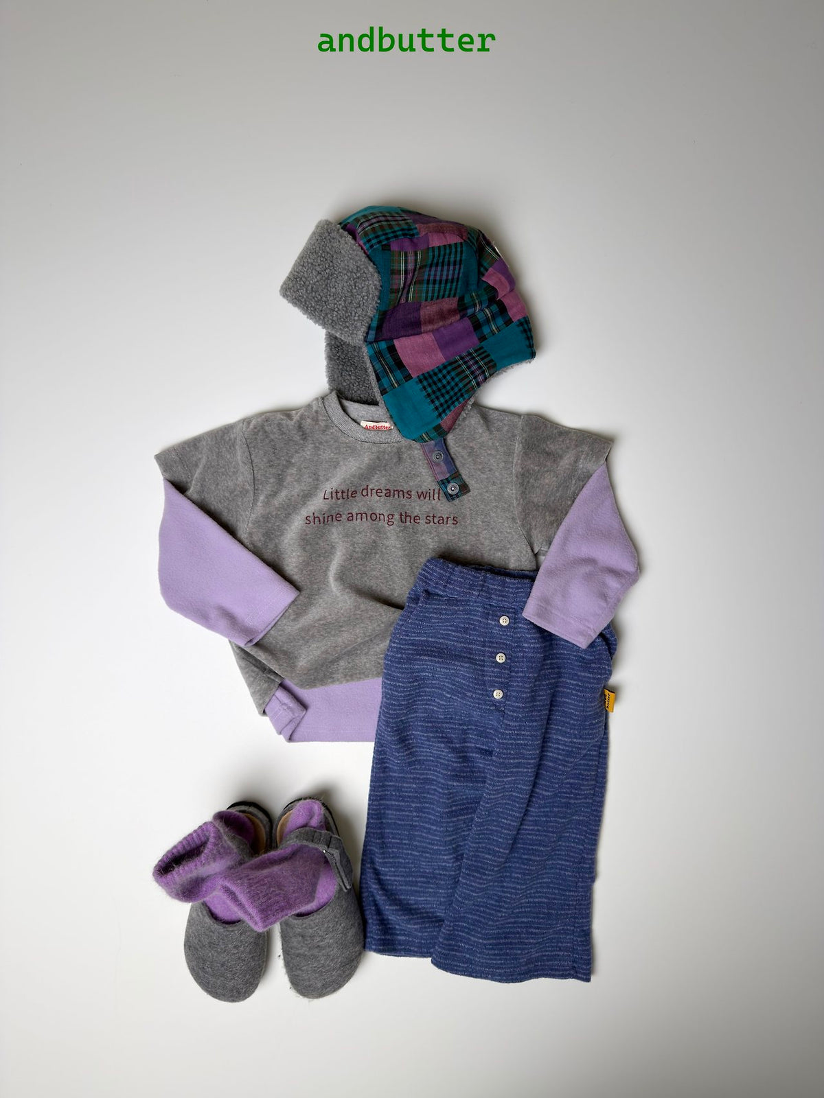 《予約》Dream Velour Tee / ANDBUTTER