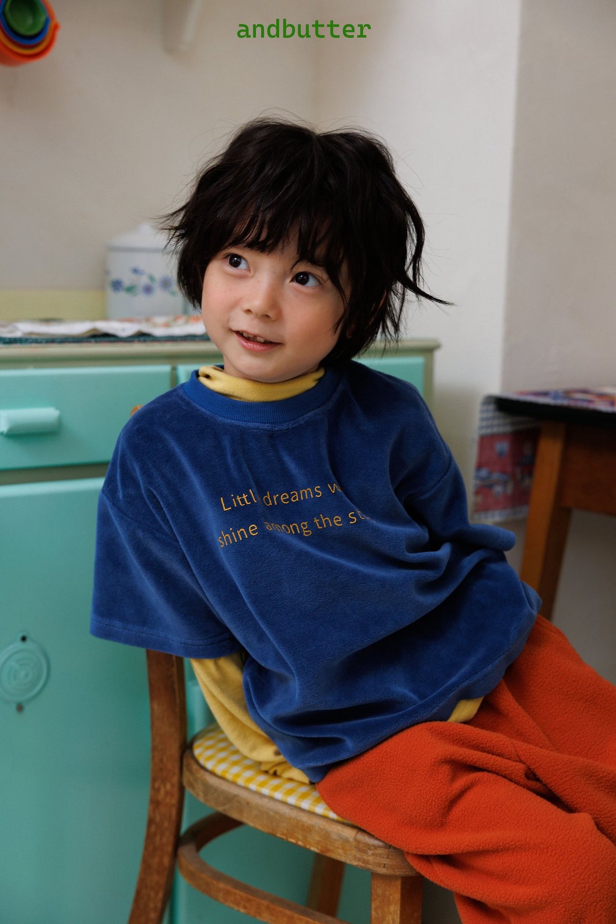 《予約》Dream Velour Tee / ANDBUTTER