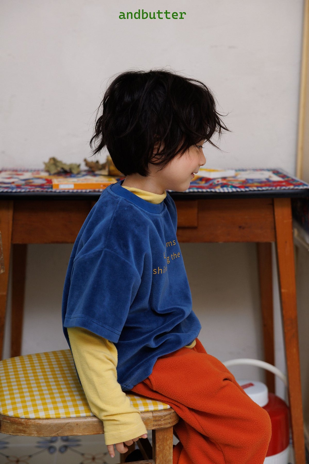 《予約》Dream Velour Tee / ANDBUTTER