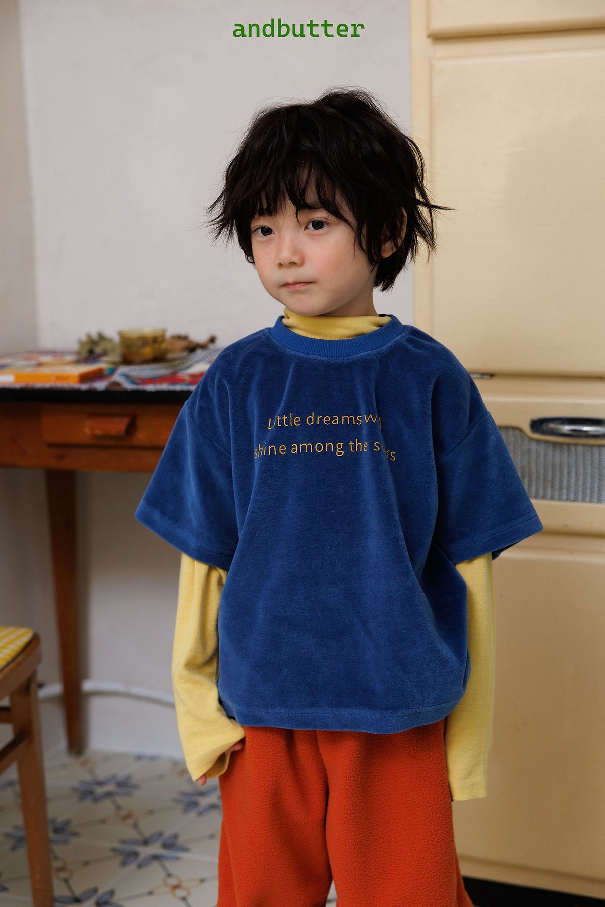 《予約》Dream Velour Tee / ANDBUTTER
