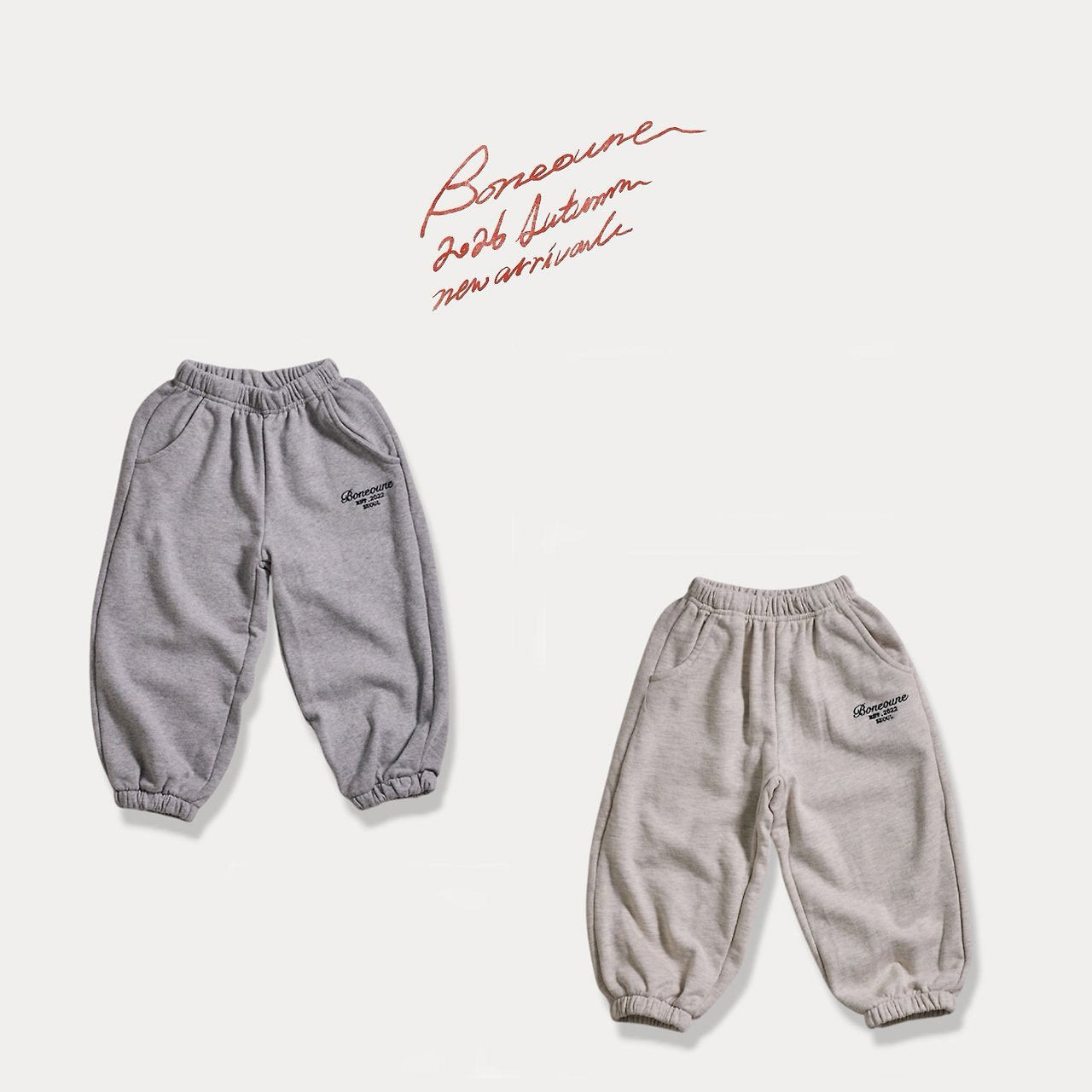 《予約》Est Embroidered Jogger Pants / BONEOUNE