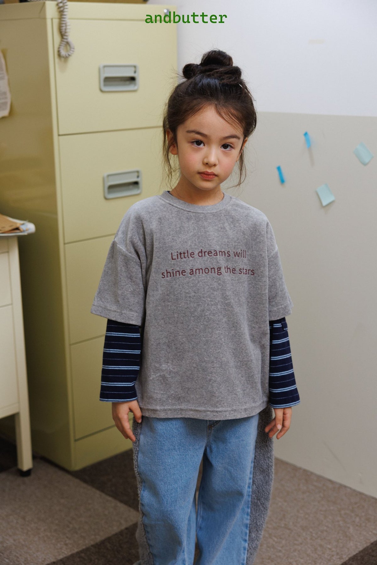 《予約》Dream Velour Tee / ANDBUTTER