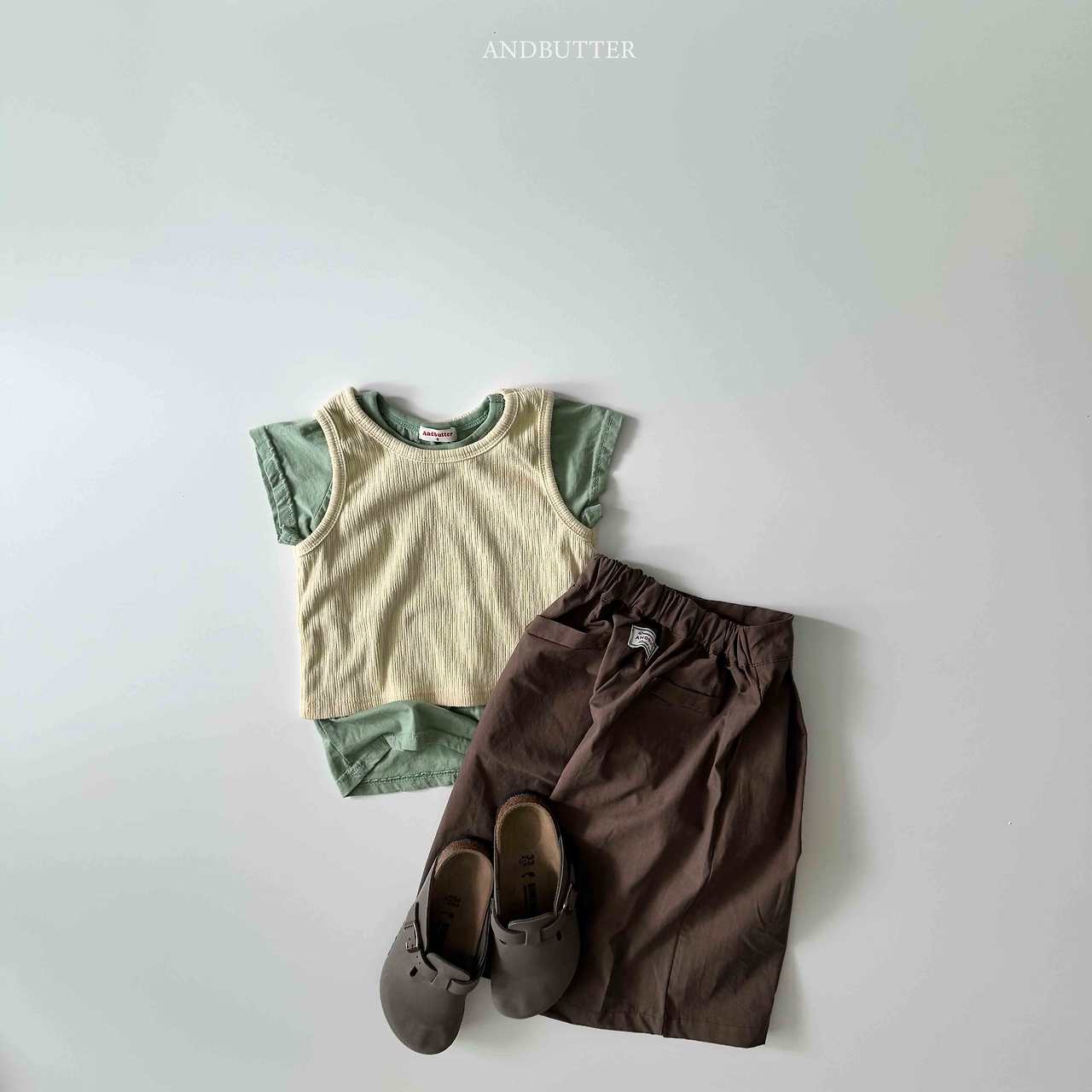 《予約》Cotton Pants / andbutter