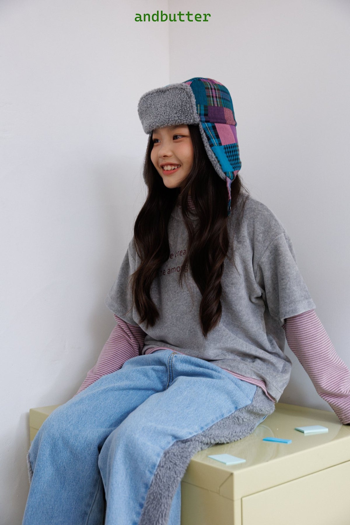 《予約》Dream Velour Tee / ANDBUTTER