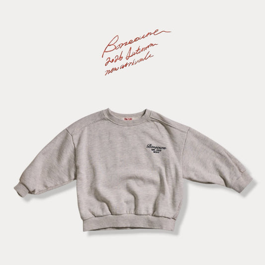 《予約》Est Embroidered  Man to Man  / BONEOUNE
