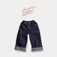 《予約》Wide Roll-Up Non-Fade Denim  / BONEOUNE