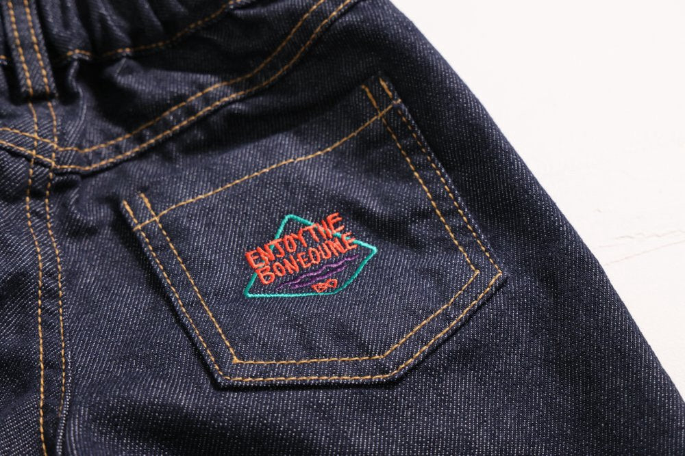 《予約》Wide Roll-Up Non-Fade Denim  / BONEOUNE