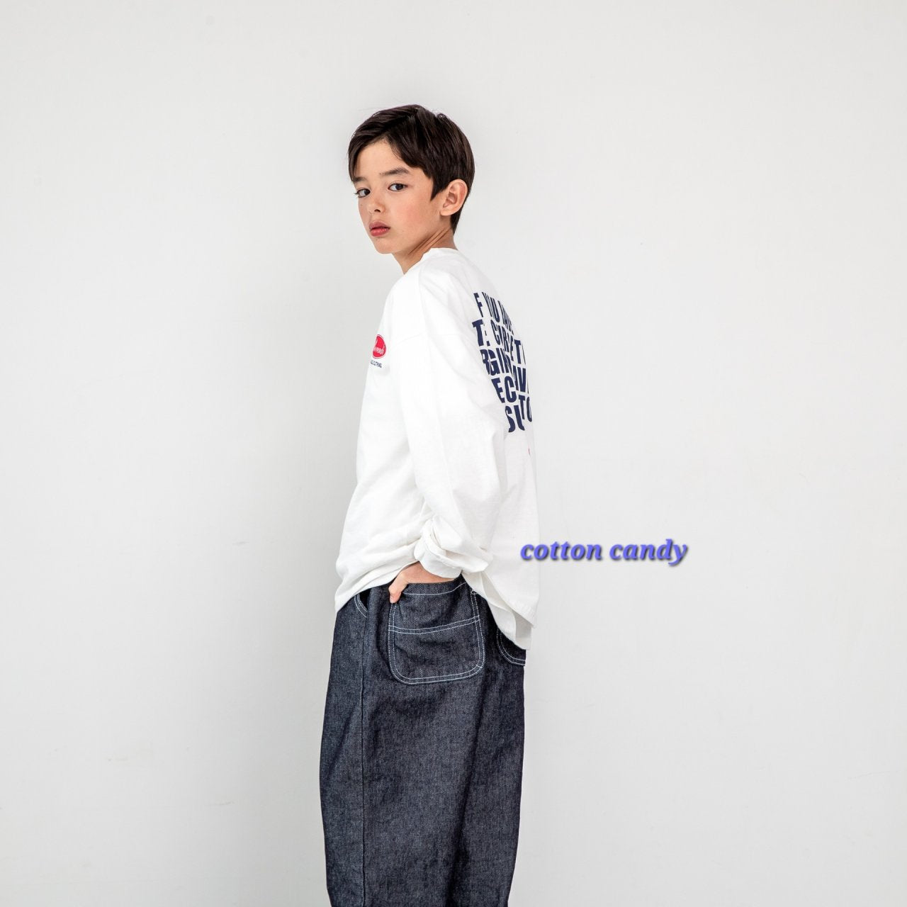 《予約》Roll-up Pants / cotton candy