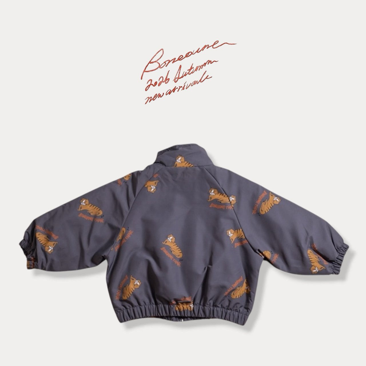 《予約》Tiger Raglan Zip-Up / BONEOUNE