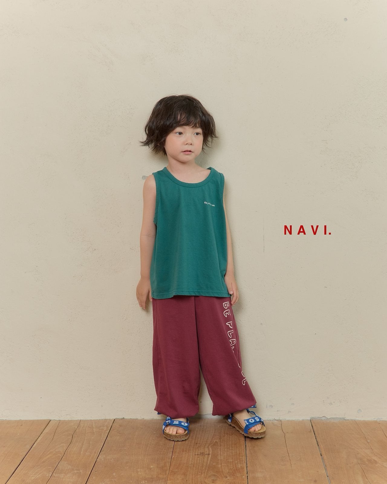 《予約》Collared Sleeveless / Navi