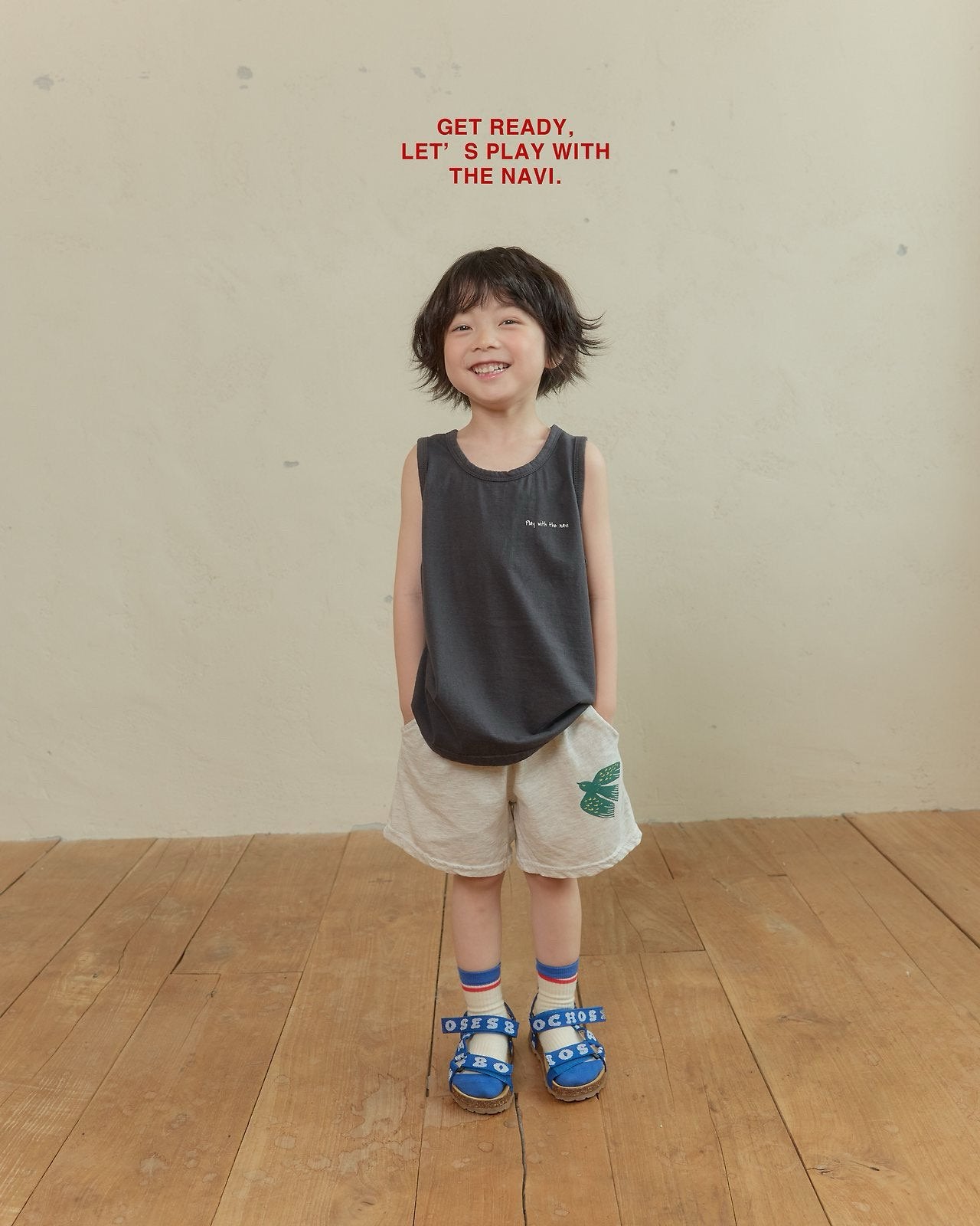 《予約》Collared Sleeveless / Navi