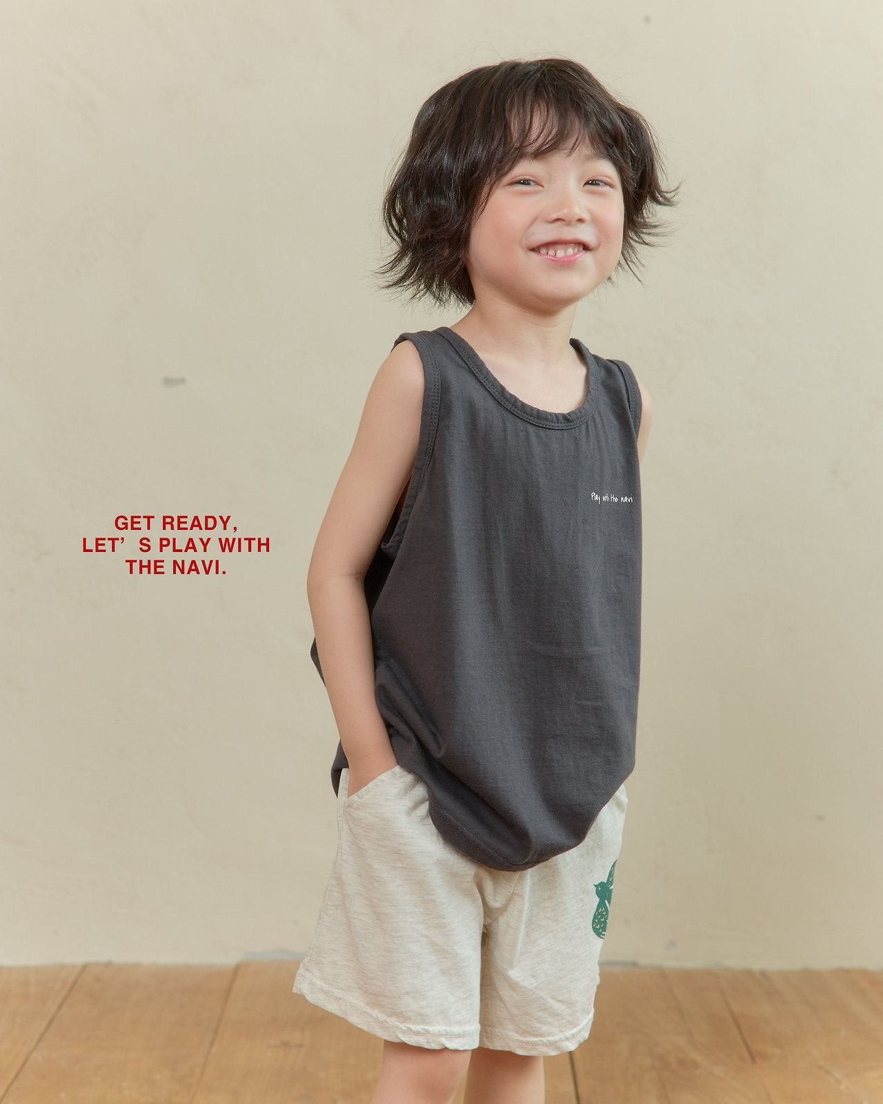 《予約》Collared Sleeveless / Navi