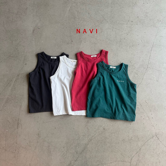 《予約》Collared Sleeveless / Navi