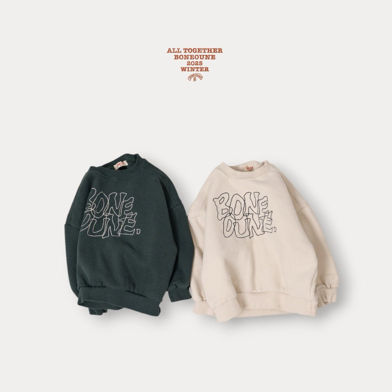 《予約》Embroidery Man to Man / Boneoune