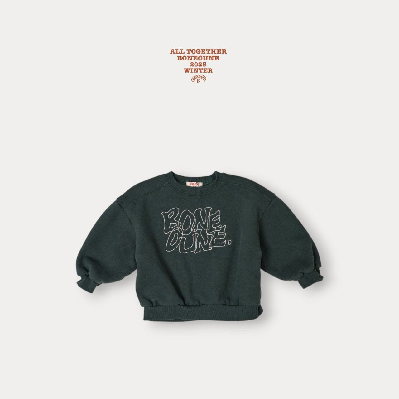 《予約》Embroidery Man to Man / Boneoune