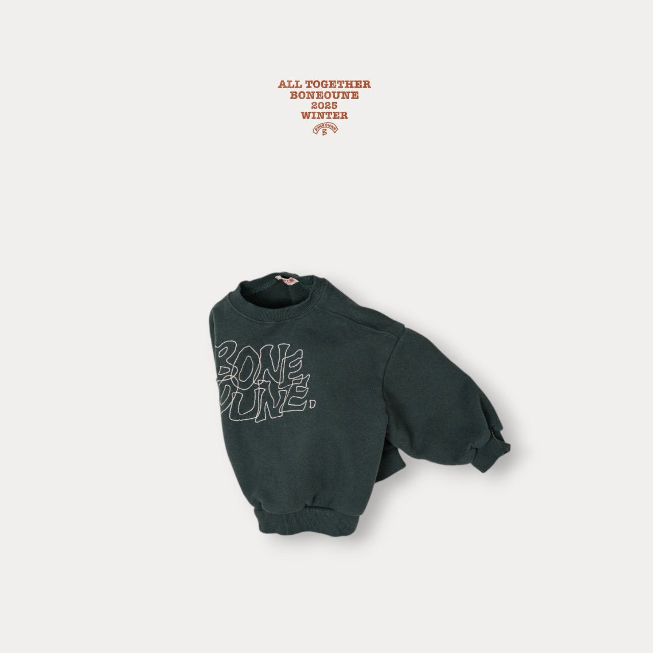 《予約》Embroidery Man to Man / Boneoune