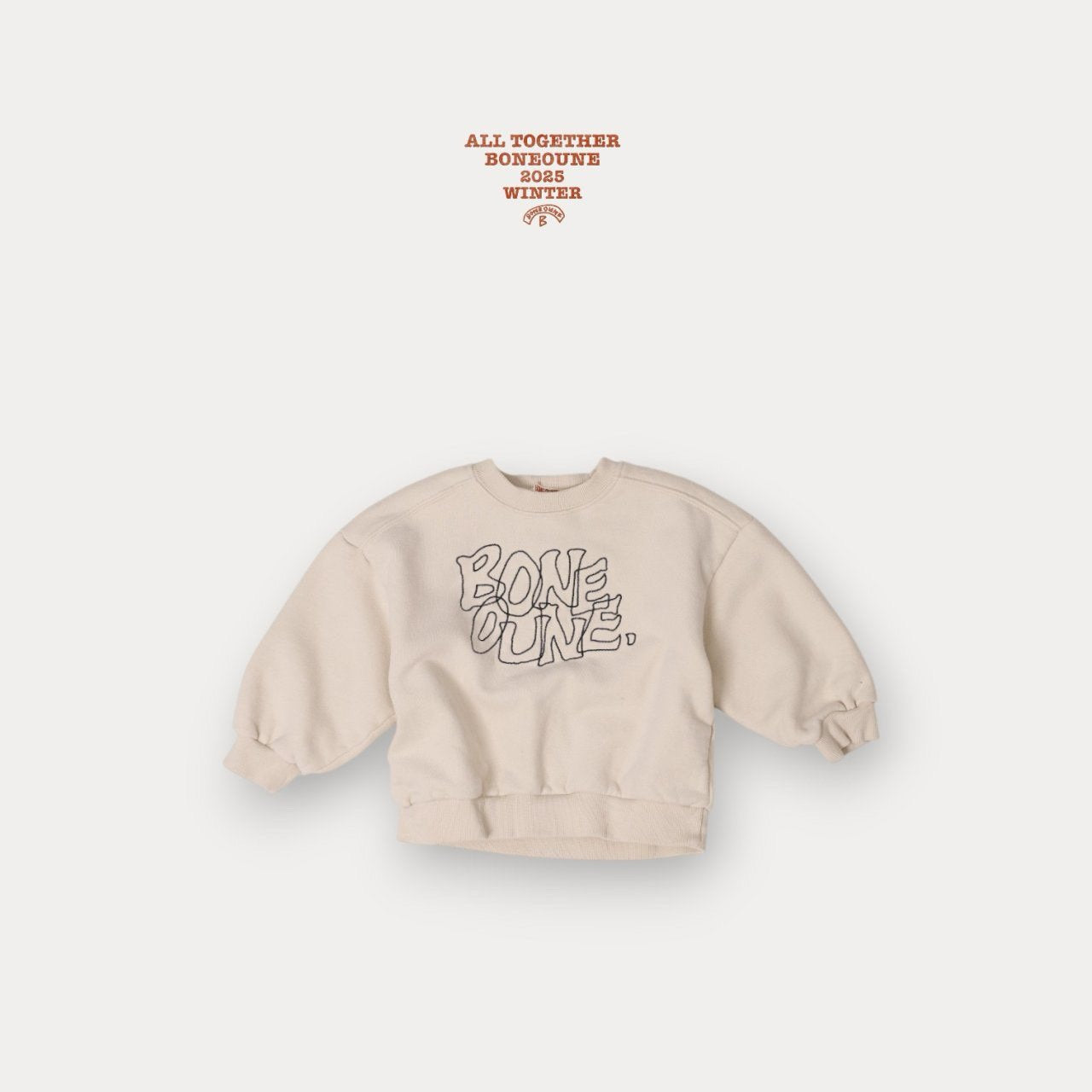 《予約》Embroidery Man to Man / Boneoune