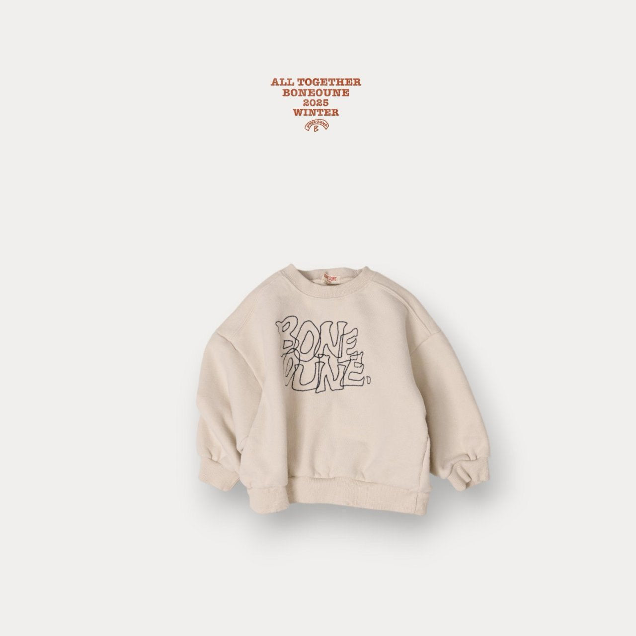 《予約》Embroidery Man to Man / Boneoune