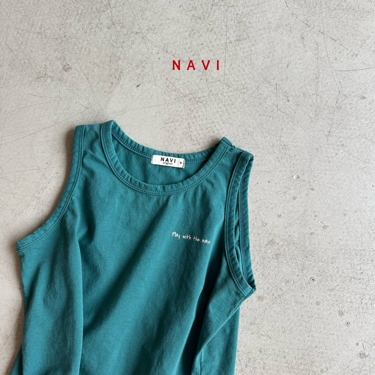 《予約》Collared Sleeveless / Navi
