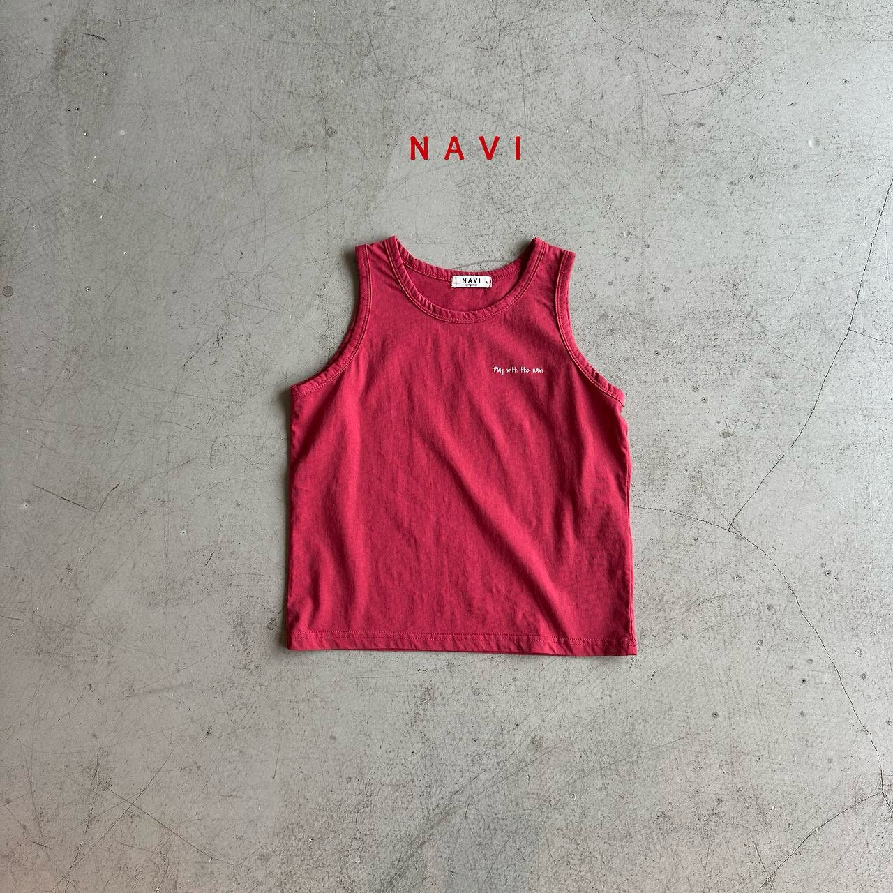 《予約》Collared Sleeveless / Navi