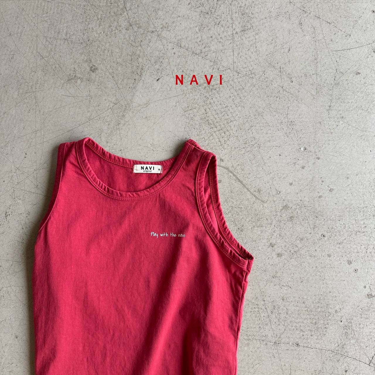 《予約》Collared Sleeveless / Navi
