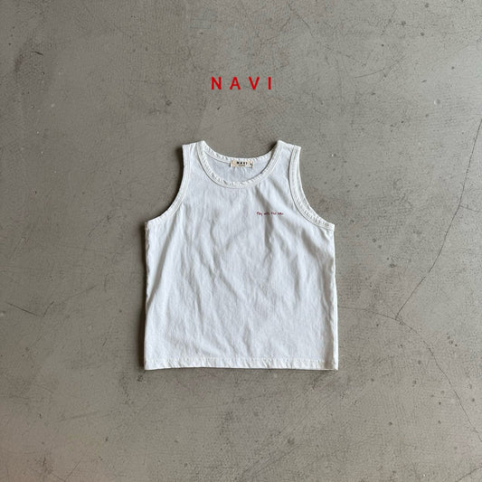 《予約》Collared Sleeveless / Navi