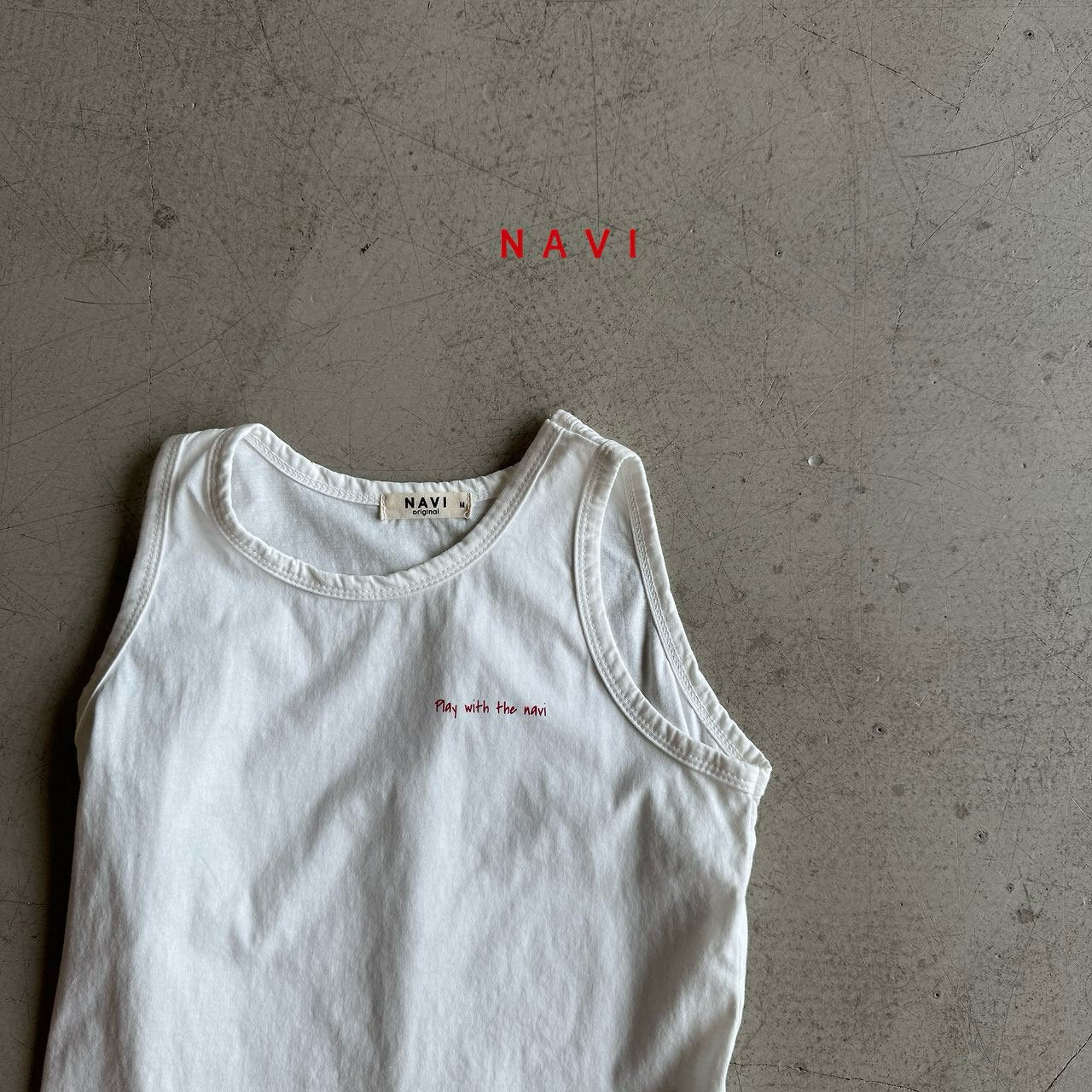 《予約》Collared Sleeveless / Navi