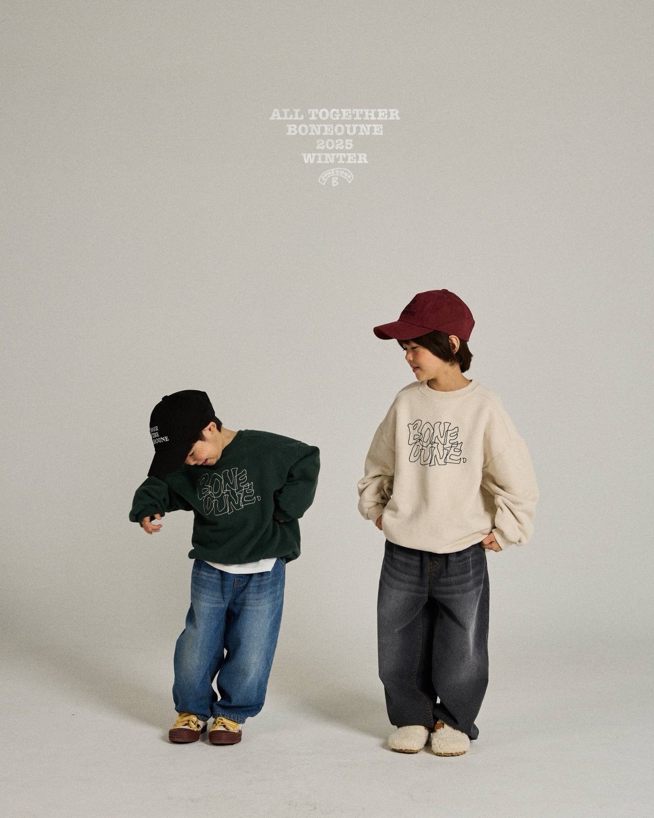 《予約》Embroidery Man to Man / Boneoune