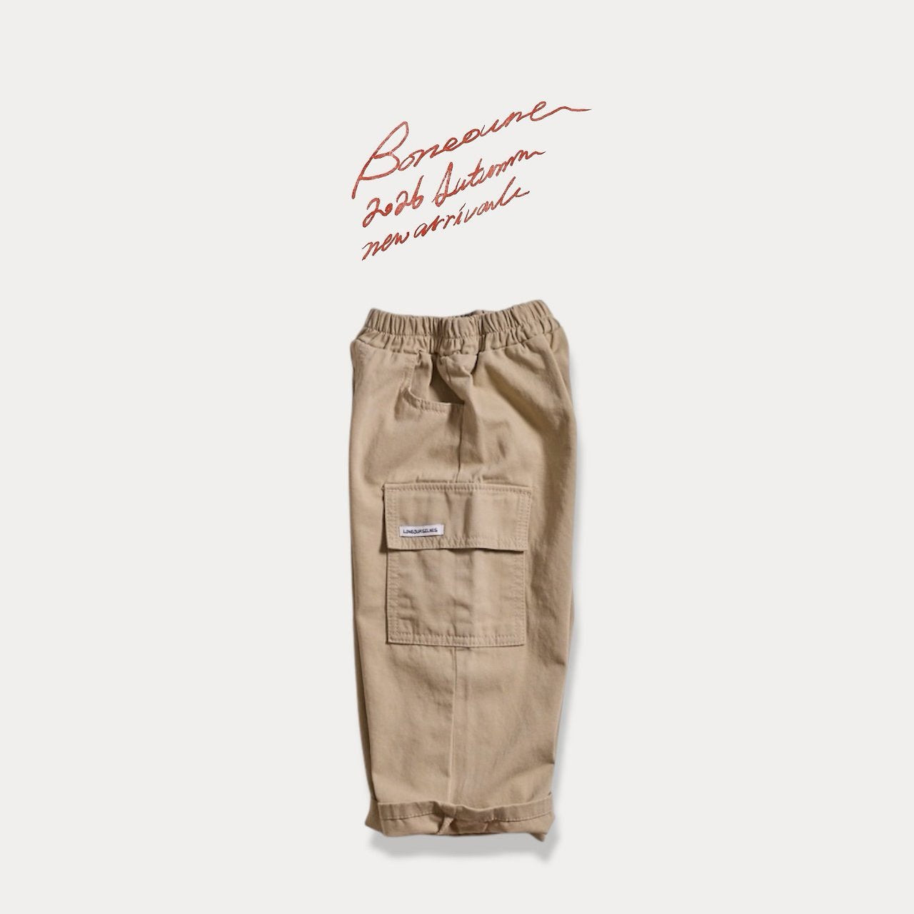 《予約》Cotton Cargo Pants / BONEOUNE