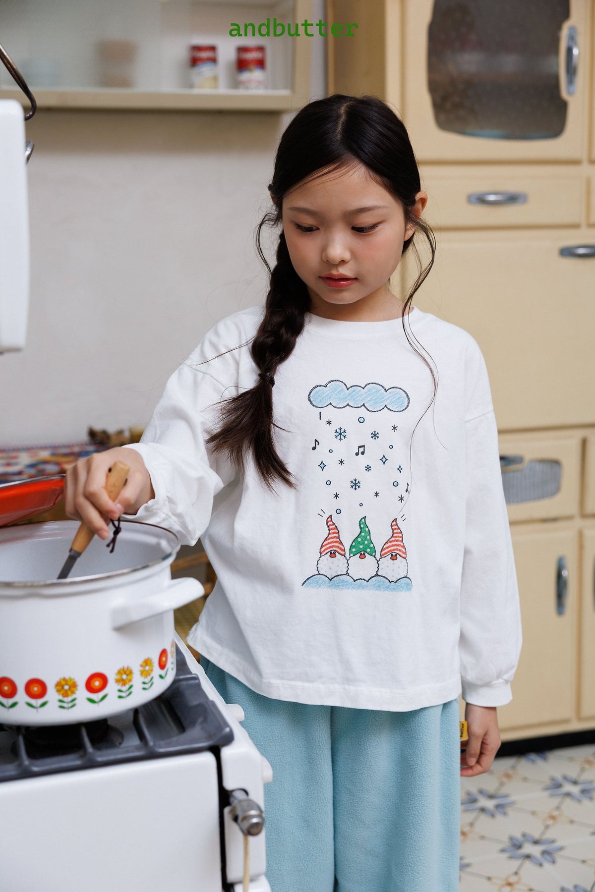 《予約》Cloud Santa Tee / ANDBUTTER
