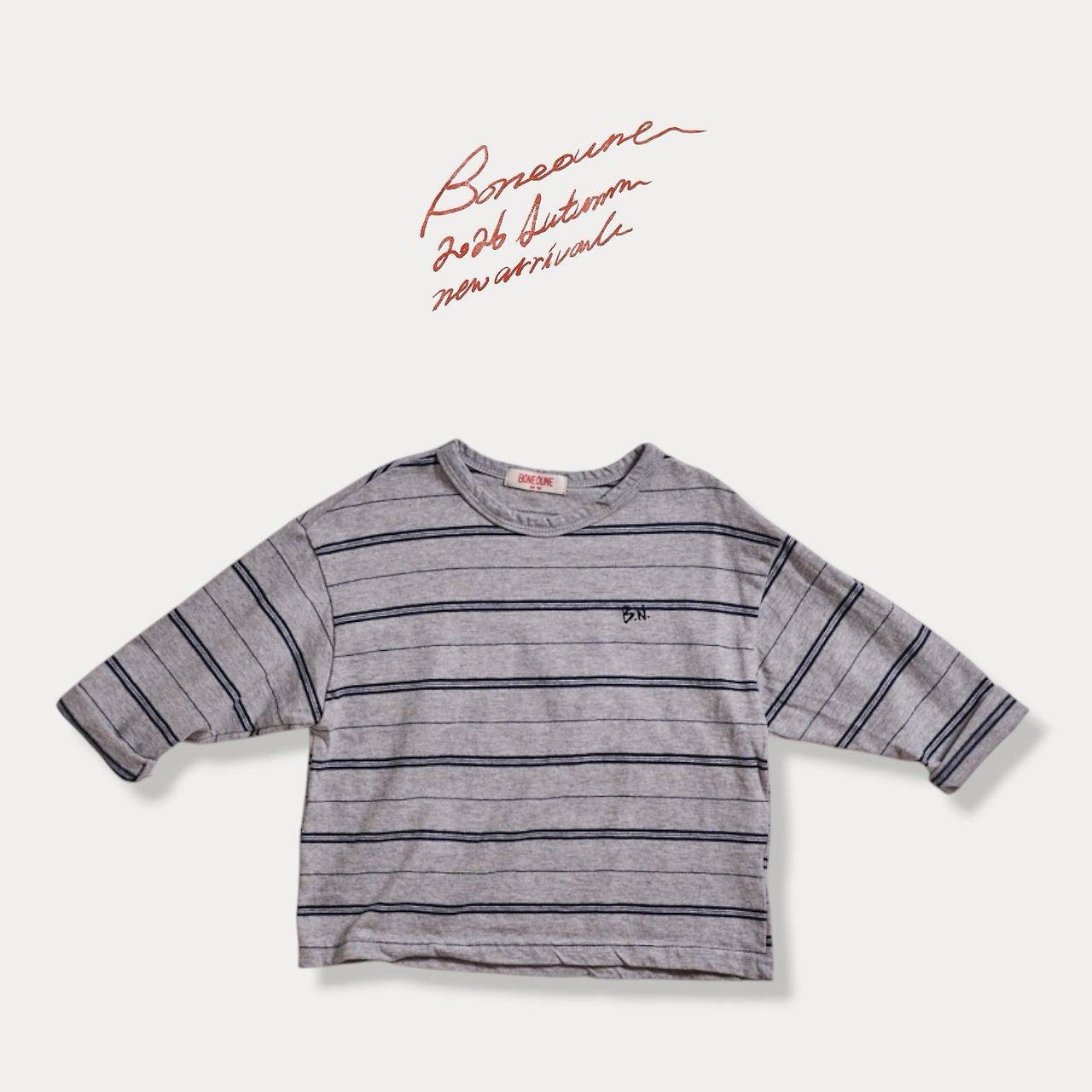 《予約》Origin Long-Sleeve T-Shirt / BONEOUNE
