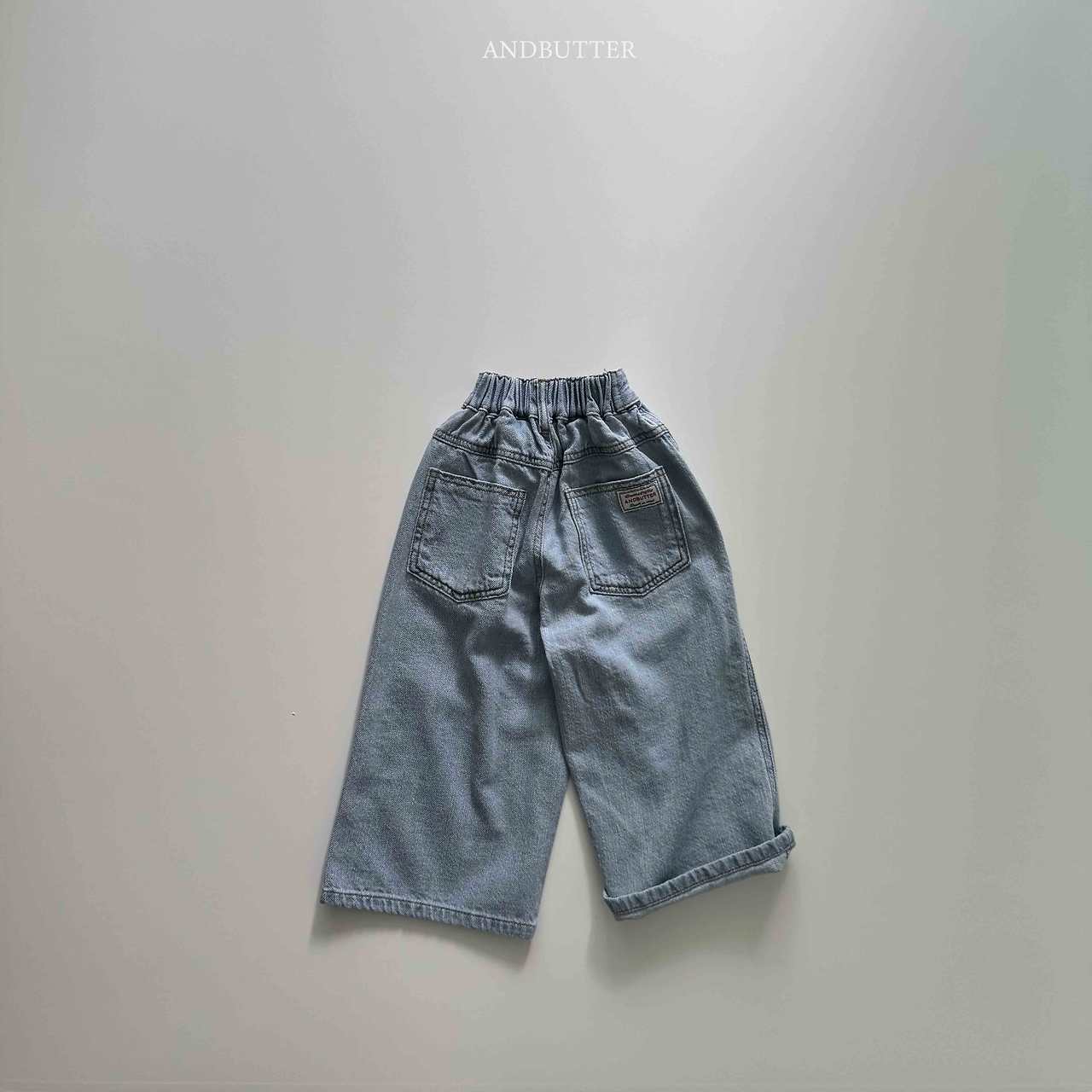 《予約》Button Denim Pants / andbutter
