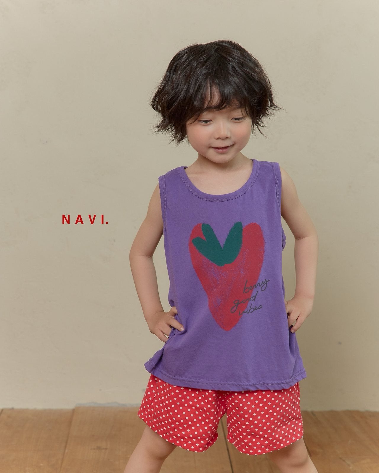 《予約》Heart Sleeveless / Navi