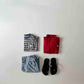 《予約》Button Denim Pants / andbutter