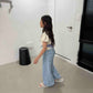 《予約》Button Denim Pants / andbutter