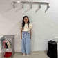 《予約》Button Denim Pants / andbutter