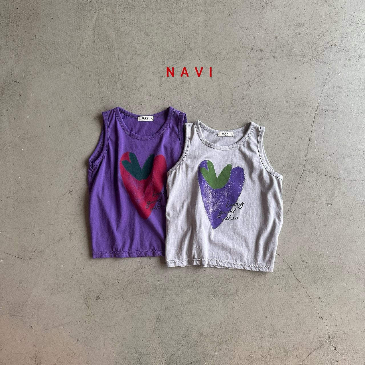 《予約》Heart Sleeveless / Navi