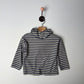 《予約》Stitch Stripe Hoodie / ANDBUTTER