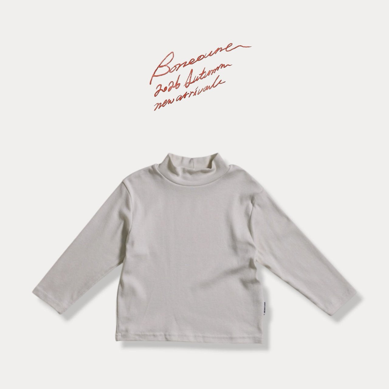 《予約》Soft Half-Neck Shirt / BONEOUNE