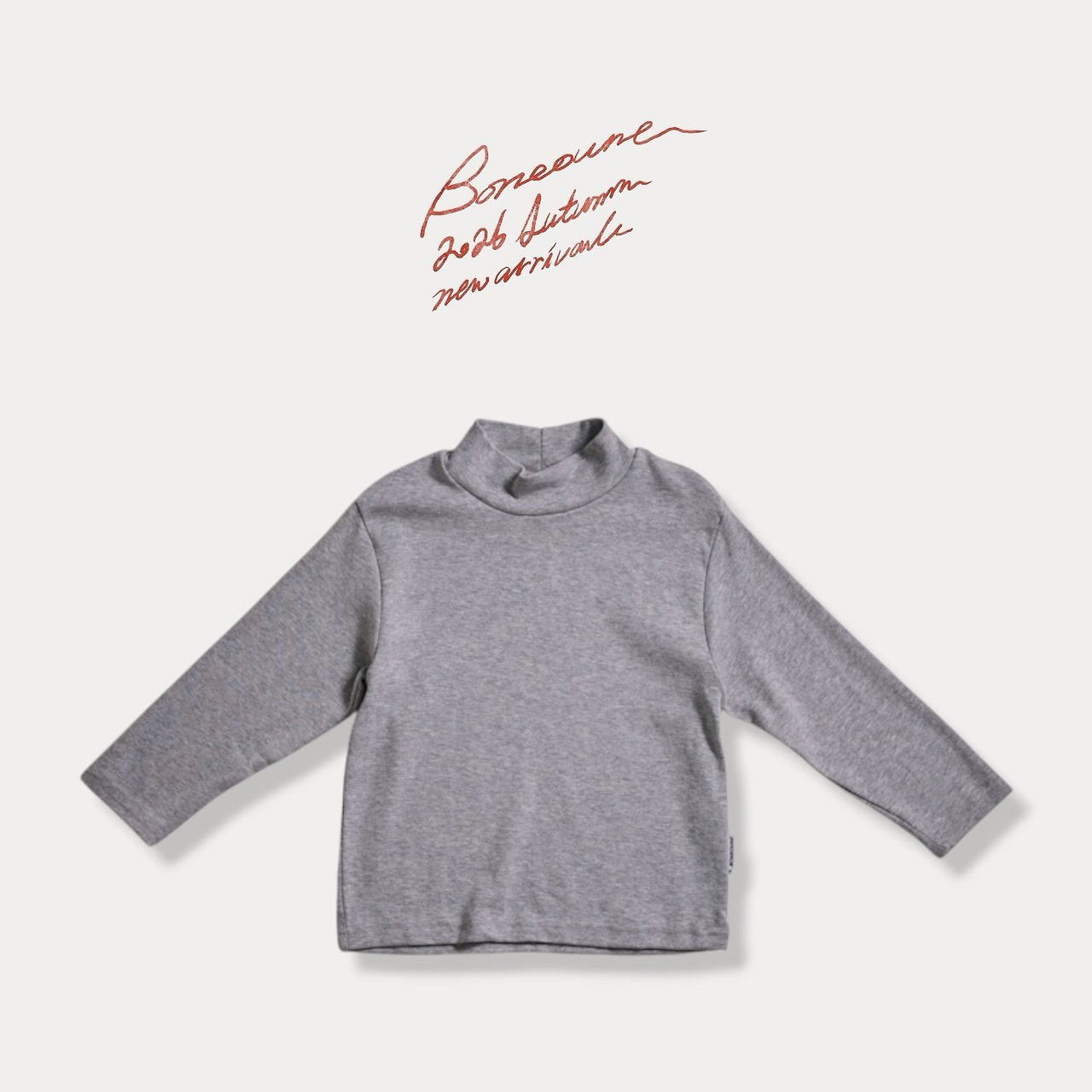 《予約》Soft Half-Neck Shirt / BONEOUNE